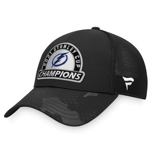 Fanatics Tampa Bay Lightning 2021 Stanley Cup Champions Adjustable Hat
